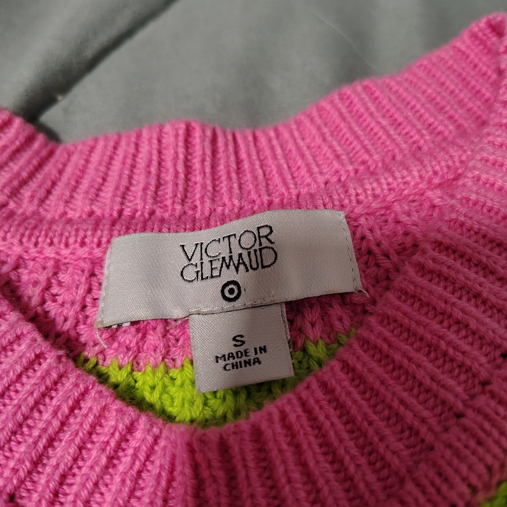 Ladies Small Form Fitting Barbie Style Knit Sweater Dress - Picture 3 of 3